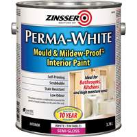Perma-White&reg; Mold & Mildew-Proof Interior Paint, 3.78 L, Gallon, White Rock Safety Industrial Ltd