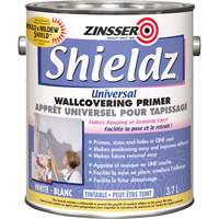 Shieldz&reg; Universal Wall Covering Primer, 3.7 L, Gallon, Tintable White Rock Safety Industrial Ltd