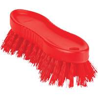 Brosse &agrave; main ColorCore, Soies Ferme, Longueur de 6", Rouge Rock Safety Industrial Ltd