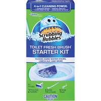 Scrubbing Bubbles&reg; Fresh Brush&reg; Toilet Brush Starter Kit, Refill Rock Safety Industrial Ltd
