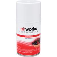 AirWorks&reg; Metered Air Fresheners, Fruit Basket, Aerosol Can Rock Safety Industrial Ltd