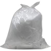 Industrial Garbage Bags, Utility, 20" W x 22" L, 0.64 mils, Clear, 23 L (6 Gal.) Capacity Rock Safety Industrial Ltd