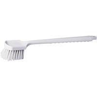 Brosse &agrave; chaudron &agrave; manche long, 20" l, Soies Polypropyl&egrave;ne, Blanc Rock Safety Industrial Ltd