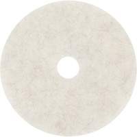 Natural Blend Pad, 17", Burnishing, White Rock Safety Industrial Ltd