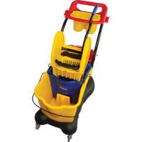 Multifunctional Mop Trolley, Down Press, 9.5 US Gal.(38 Quart), Yellow Rock Safety Industrial Ltd
