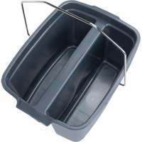 Dual Compartment Bucket, 4.75 US Gal. (19 qt.) Capacity, Grey Rock Safety Industrial Ltd