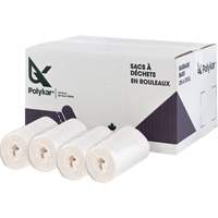 Sacs &agrave; d&eacute;chets de haute densit&eacute;, Utilitaire, 22" la x 20" lo, 8 microns, Givr&eacute;, Capacit&eacute; 23 L (6 Gal.) Rock Safety Industrial Ltd