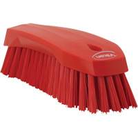 Grande brosse &agrave; main oblique, Soies Ferme, Longueur de 8", Rouge Rock Safety Industrial Ltd