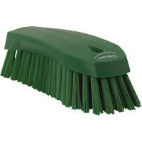Large Angled Hand Brush, Stiff Bristles, 8" Long, Green Rock Safety Industrial Ltd