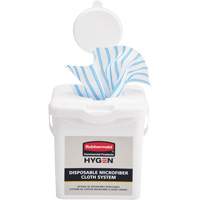 Seau de chargement pour chiffons microfibres, Blanc Rock Safety Industrial Ltd