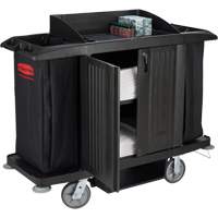Executive Full-Size Housekeeping Cart with Doors Rock Safety Industrial Ltd