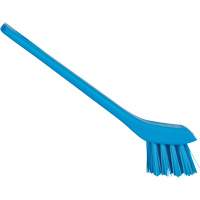 Brush with Scraping Edge, Stiff Bristles, 6" Long, Blue Rock Safety Industrial Ltd