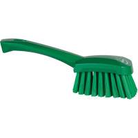 Short-Handled Washing Brush, Soft Bristles, 10-1/2" Long, Green Rock Safety Industrial Ltd
