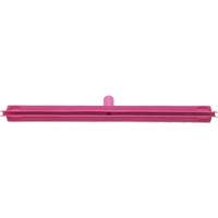 Double Blade Ultra Hygiene Floor Squeegee, 24", Pink Rock Safety Industrial Ltd