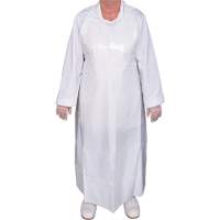 Tablier Top Dog de 6 mil, Polyur&eacute;thane, 45" lo x Blanc Rock Safety Industrial Ltd
