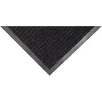 Twin Rib Matting, Wiper/Scraper, 2' x 3' x 1/4", Charcoal Rock Safety Industrial Ltd