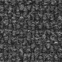 Supreme Knob Entrance Matting, Wiper/Scraper, 6-1/2' x 75-1/2' x 7/16", Charcoal Rock Safety Industrial Ltd