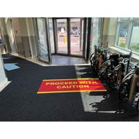 Supreme Knob Entrance Matting, Wiper/Scraper, 6-1/2' x 75-1/2' x 7/16", Charcoal Rock Safety Industrial Ltd