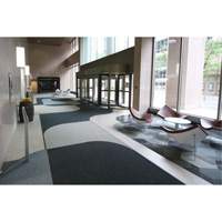 Supreme Knob Entrance Matting, Wiper/Scraper, 6-1/2' x 75-1/2' x 7/16", Charcoal Rock Safety Industrial Ltd