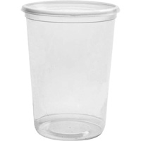 Magik 32 oz. Clear Deli Container without Lid, Plastic, Round Rock Safety Industrial Ltd
