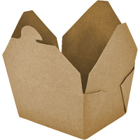 Kraft Take Out Food Containers, Corrugated, Rectangular Rock Safety Industrial Ltd