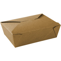 Kraft Take Out Food Containers, Corrugated, Rectangular Rock Safety Industrial Ltd