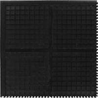 Tuile de centre modulaire Hog Heaven III Comfort, Ondul&eacute;, 3' x 3' x 3/4", Noir, Nitrile Rock Safety Industrial Ltd
