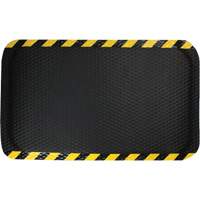 Hog Heaven Mat, Diamond, 3' x 5' x 5/8", Black/Yellow, Nitrile Rock Safety Industrial Ltd