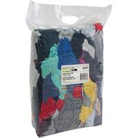 Recycled Material Wiping Rags, Cotton, Mix Colours, 10 lbs. Rock Safety Industrial Ltd