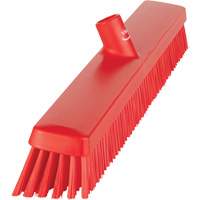 Heavy-Duty Push Broom, Fine/Stiff Bristles, 24", Red Rock Safety Industrial Ltd