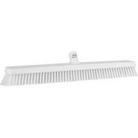 Heavy-Duty Push Broom, Fine/Stiff Bristles, 24", White Rock Safety Industrial Ltd