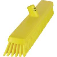 Heavy-Duty Push Broom, Fine/Stiff Bristles, 24", Yellow Rock Safety Industrial Ltd