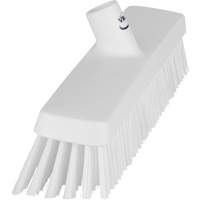 Push Broom Head, Fine/Stiff Bristles, 16-1/2", Polyester/Polypropylene, White Rock Safety Industrial Ltd