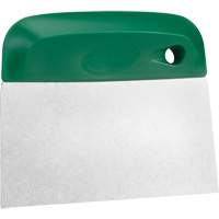 Flexible Stainless Steel Dough Cutter/Scraper, Green, 4-1/2" W x 5-3/4" L Rock Safety Industrial Ltd