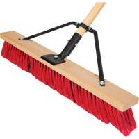 Balai-brosse &agrave; manche renforc&eacute;, 24", Moyen, Soies PVC Rock Safety Industrial Ltd