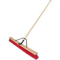 Balai-brosse &agrave; manche renforc&eacute;, 36", Moyen, Soies PVC Rock Safety Industrial Ltd
