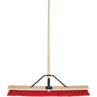 Balai-brosse &agrave; manche renforc&eacute;, 36", Moyen, Soies PVC Rock Safety Industrial Ltd