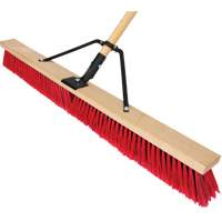 Balai-brosse &agrave; manche renforc&eacute;, 36", Moyen, Soies PVC Rock Safety Industrial Ltd