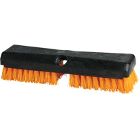 Cleaning Brush, 10" L, Polypropylene Bristles, Black/Red Rock Safety Industrial Ltd