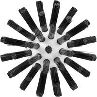 Cleaning Brush, Stiff Bristles, 5-7/10" Long, Black Rock Safety Industrial Ltd
