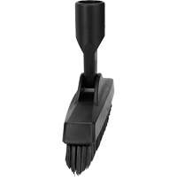 Crevice Brush, Extra Stiff Bristles, 8-9/10" Long, Black Rock Safety Industrial Ltd