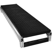 FOUNDATION Smooth Modular Aluminum Work Platform Kit, 18" W x 72" D, 400 lbs. Capacity, All-Welded Rock Safety Industrial Ltd