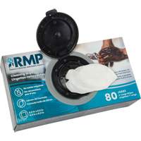 Lingettes nettoyantes extra-larges, 80 lingettes, 8" x 8" Rock Safety Industrial Ltd