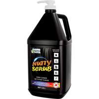 Nettoyant &agrave; mains avec exfoliant en coquille de noyer Nutty Scrub, Pierre ponce, 3,5 L, Bouteille, Sans parfum Rock Safety Industrial Ltd