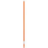 Handle, Broom/Brush/Dust Mop/Pad Holder/Scraper/Squeegee/Wet Mop, Orange, Telescopic, 62" - 109-2/5" L Rock Safety Industrial Ltd
