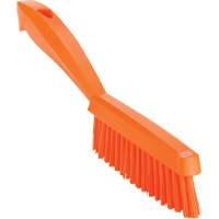 Narrow Hand Brush with Short Handle, Extra Stiff Bristles, 11-4/5" Long, Orange Rock Safety Industrial Ltd