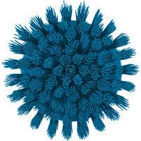 HyDrive Round Drill Brush, Extra Stiff Bristles, 3-1/10" Long, Blue Rock Safety Industrial Ltd