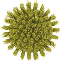 HyDrive Round Drill Brush, Extra Stiff Bristles, 3-1/10" Long, Yellow Rock Safety Industrial Ltd