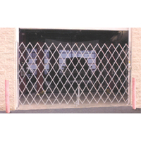 Galvanized Folding Security Gates, Fixed Single Folding, 4' L x 6' H Expanded Rock Safety Industrial Ltd
