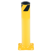 Butoir de s&eacute;curit&eacute;, Acier, 24" h x 4,5" la, Jaune Rock Safety Industrial Ltd